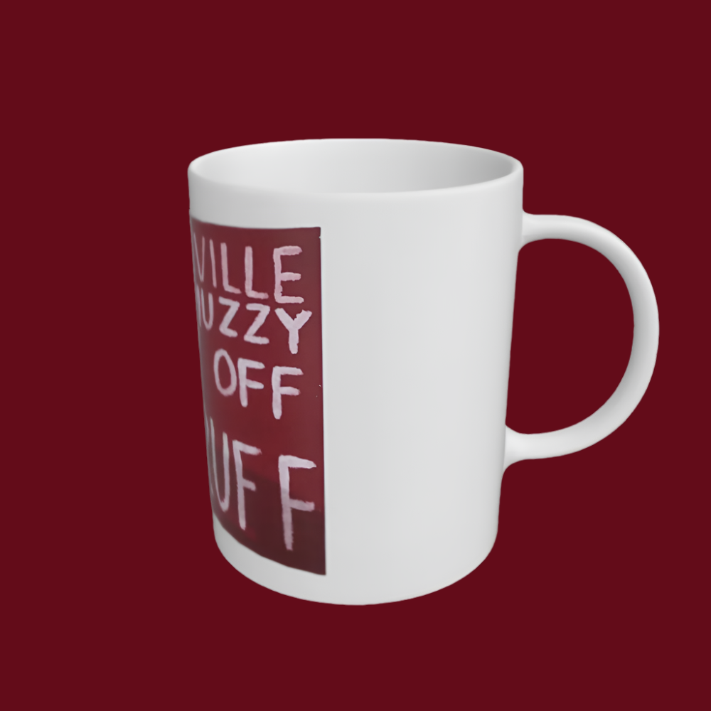 White Muzzy Mug