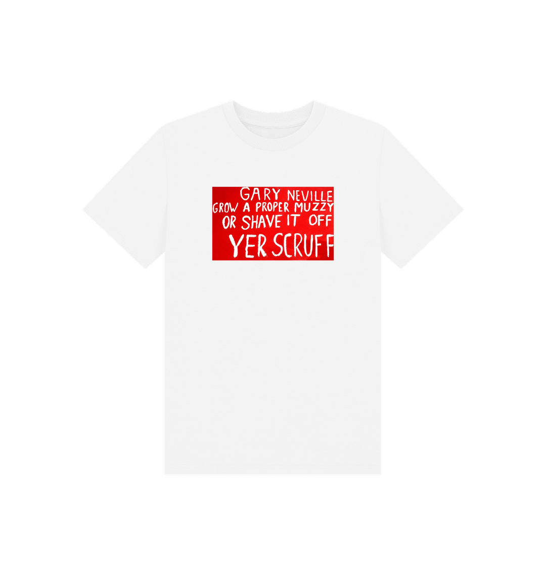 White Printed Kids T-Shirt